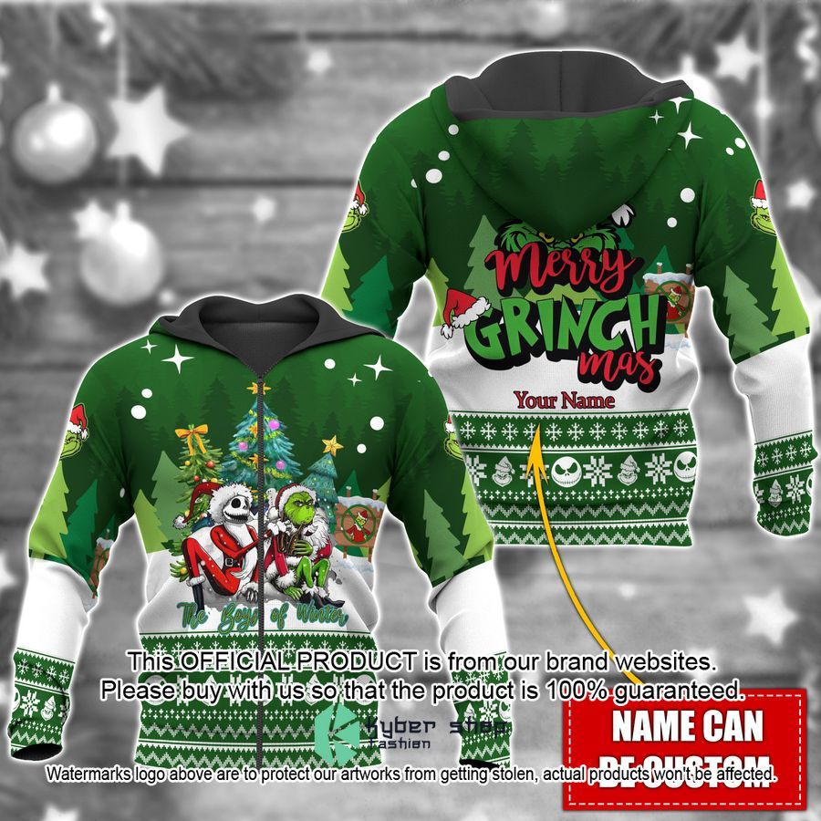 Personalized Grinch Jack Skellington Merry Grinchmas Shirt, Hoodie 7 Personalized Grinch Jack Skellington Merry Grinchmas Shirt, Hoodie word1