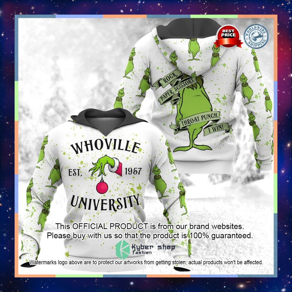 Personalized Grinch Whoville University Shirt, Hoodie 7 Personalized Grinch Whoville University Shirt, Hoodie word3