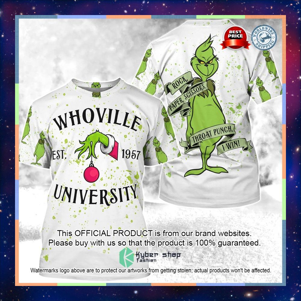 Personalized Grinch Whoville University Shirt, Hoodie 8 Personalized Grinch Whoville University Shirt, Hoodie word3