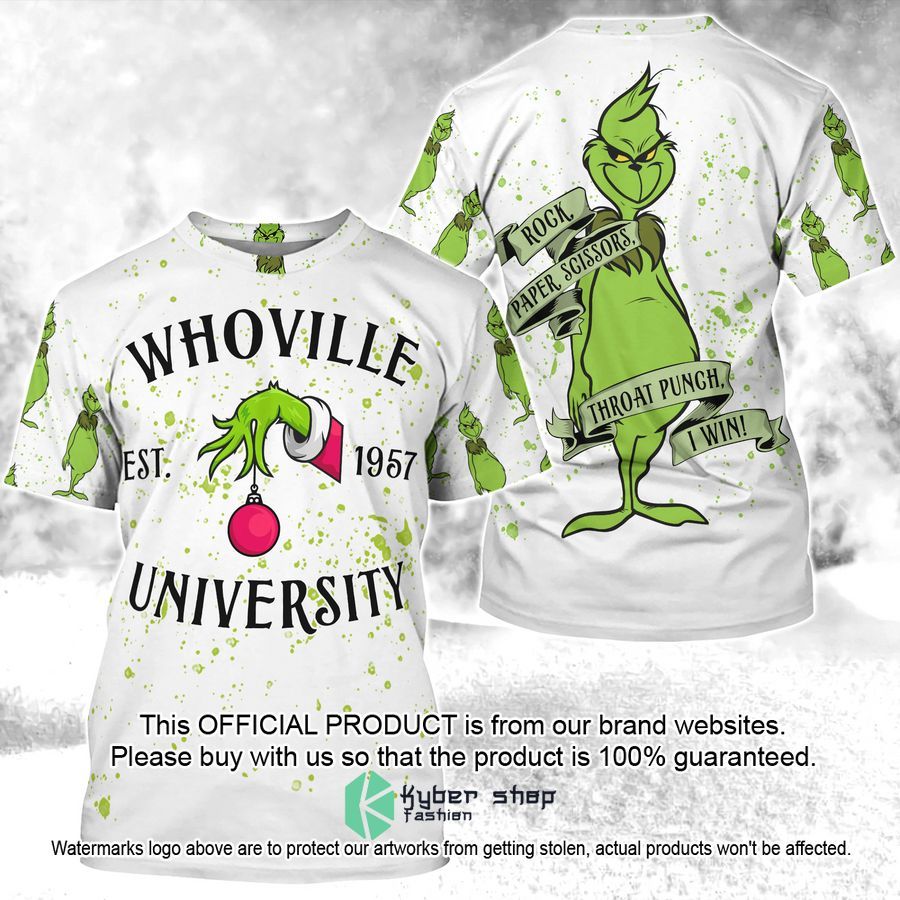 Personalized Grinch Whoville University Shirt, Hoodie 3 Personalized Grinch Whoville University Shirt, Hoodie word3