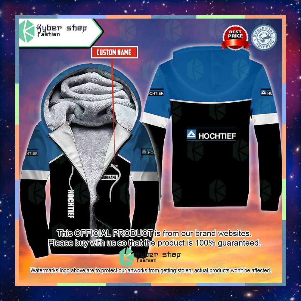 Personalized Hochtief Fleece Hoodie 3 Personalized Hochtief Fleece Hoodie word1