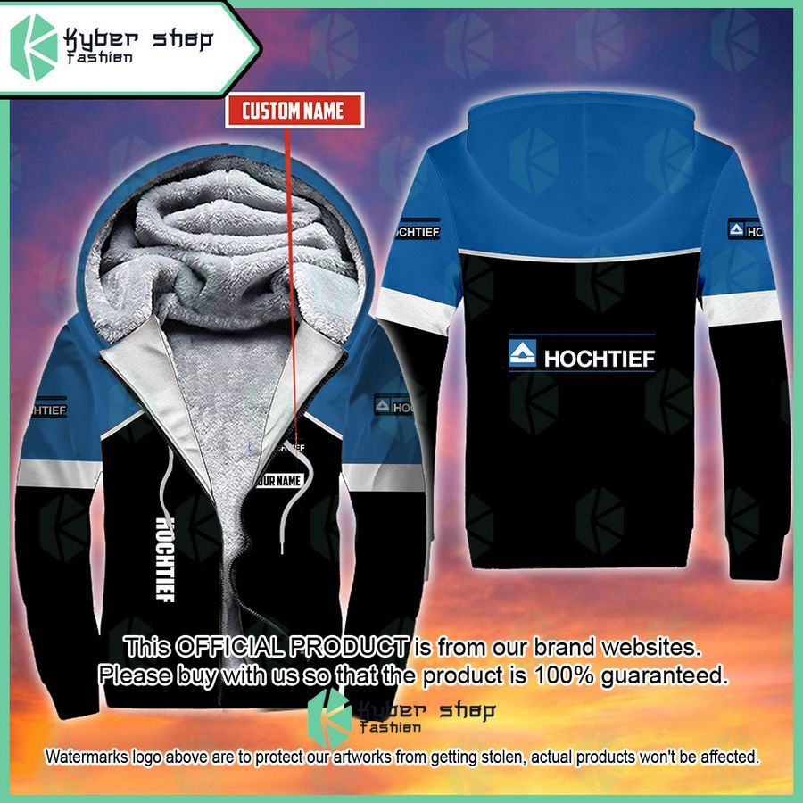 Personalized Hochtief Fleece Hoodie
