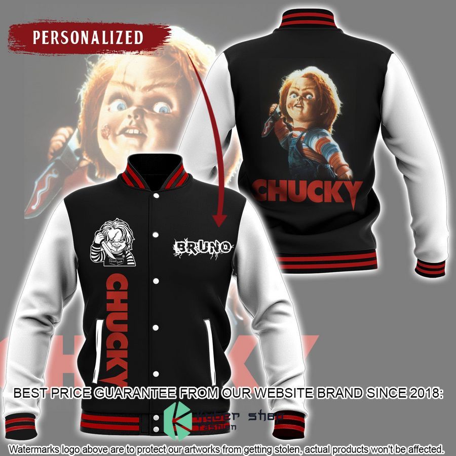 Personalized Horror Doll Chucky Baseball Jacket