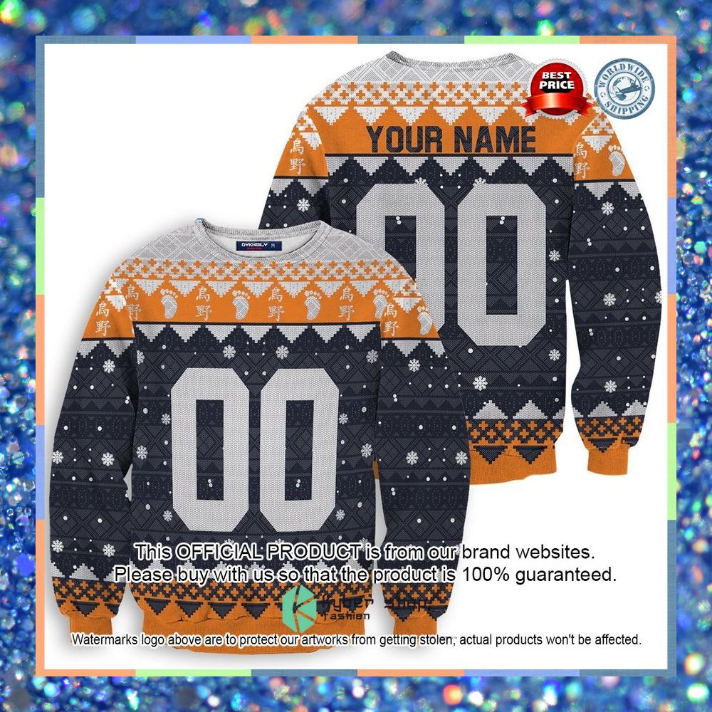 Personalized Karasuno High Haikyuu Christmas Sweater 7 Personalized Karasuno High Haikyuu Christmas Sweater word3