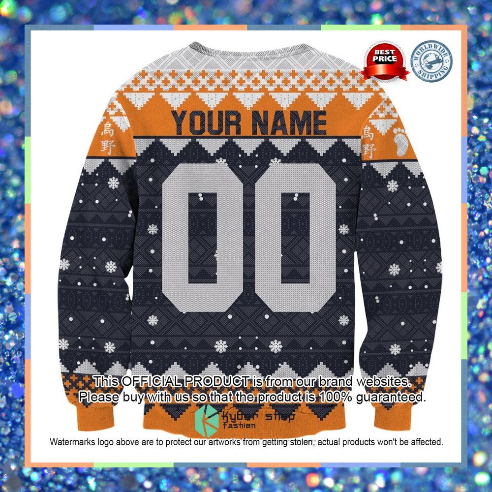 Personalized Karasuno High Haikyuu Christmas Sweater 10 Personalized Karasuno High Haikyuu Christmas Sweater word3