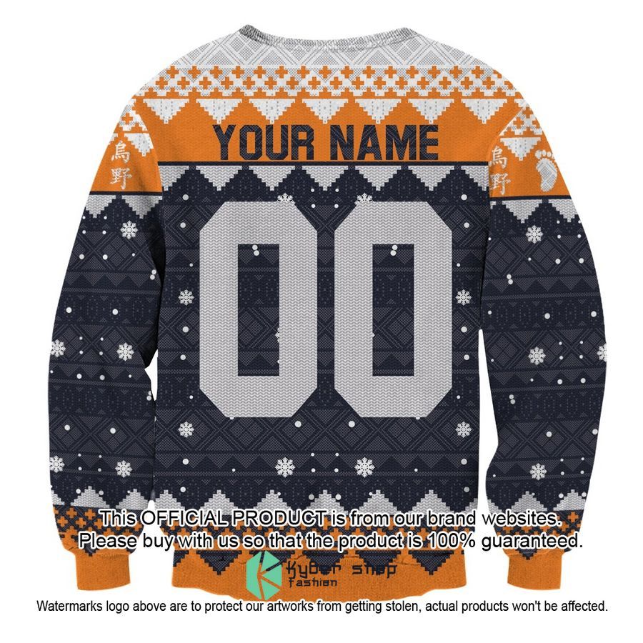 Personalized Karasuno High Haikyuu Christmas Sweater 4 Personalized Karasuno High Haikyuu Christmas Sweater word3