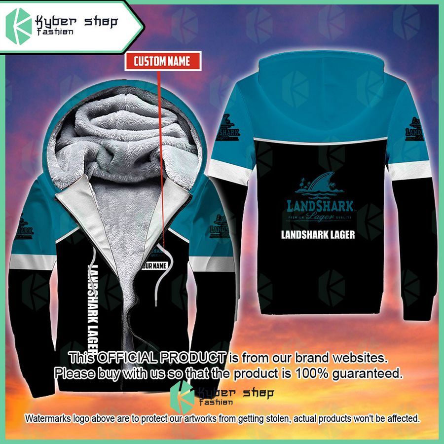 Personalized LandShark Lager Fleece Hoodie