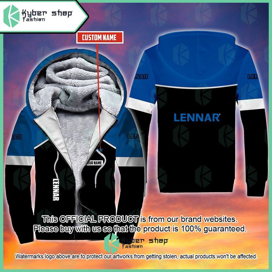Personalized LENNAR Fleece Hoodie