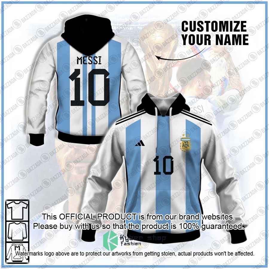 Personalized Lionel Messi Argentina Shirt, Hoodie