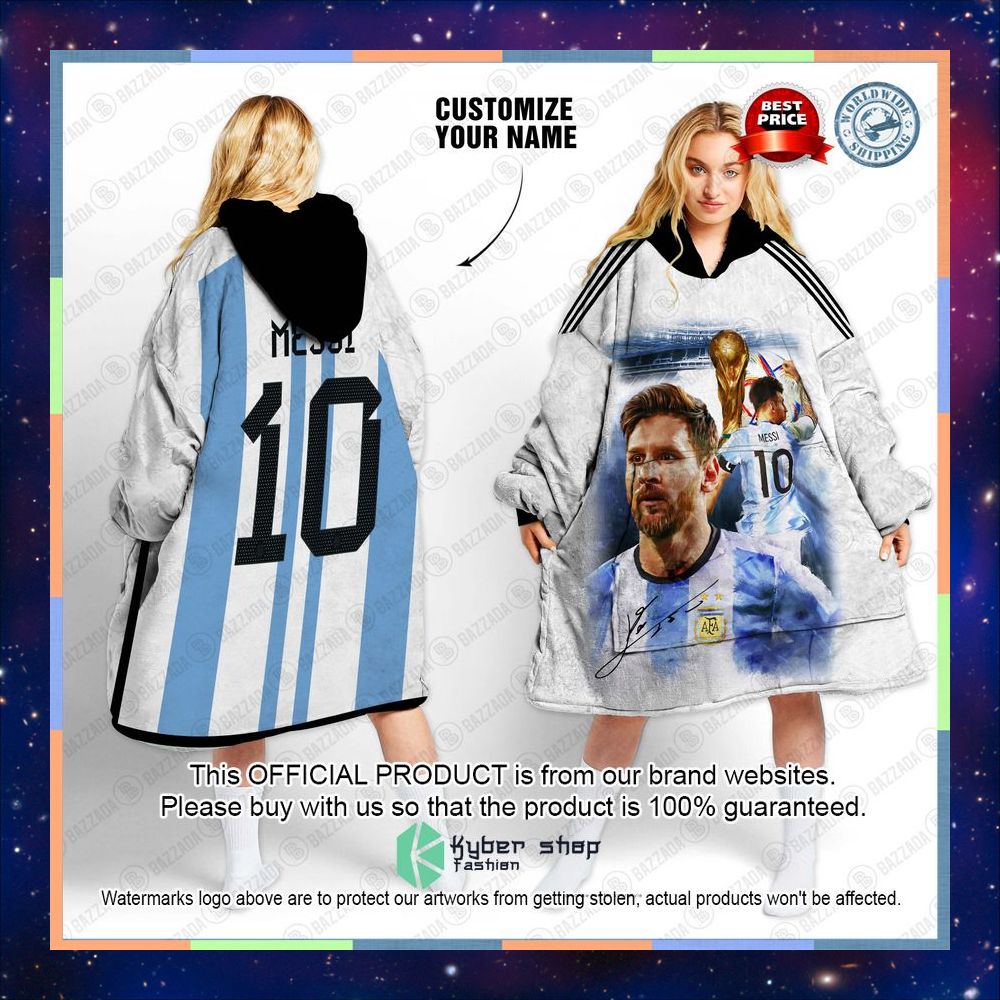 Personalized Lionel Messi Argentina World Cup 2022 Oodie Blanket Hoodie 7 Personalized Lionel Messi Argentina World Cup 2022 Oodie Blanket Hoodie word2