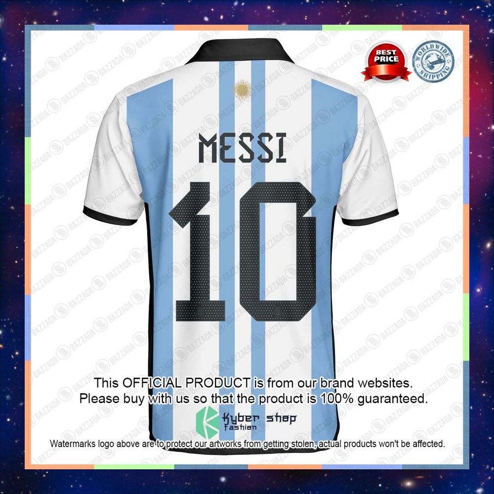 Personalized Lionel Messi Argentina World Cup 2022 Polo Shirt 6 Personalized Lionel Messi Argentina World Cup 2022 Polo Shirt word1