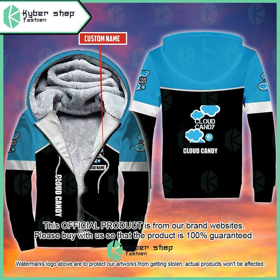 Personalized Mighty Squirrel Cloud Candy IPA Fleece Hoodie