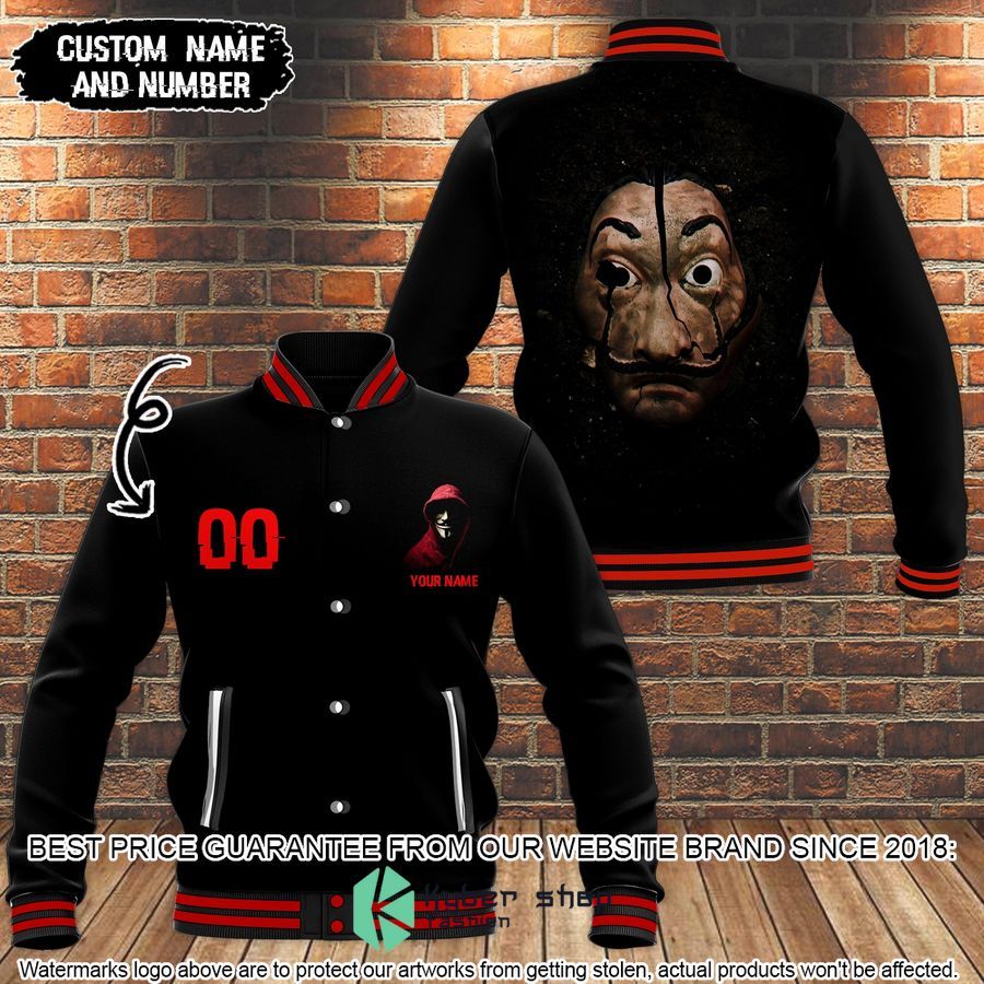 Personalized Money Heist Baseball Jacket