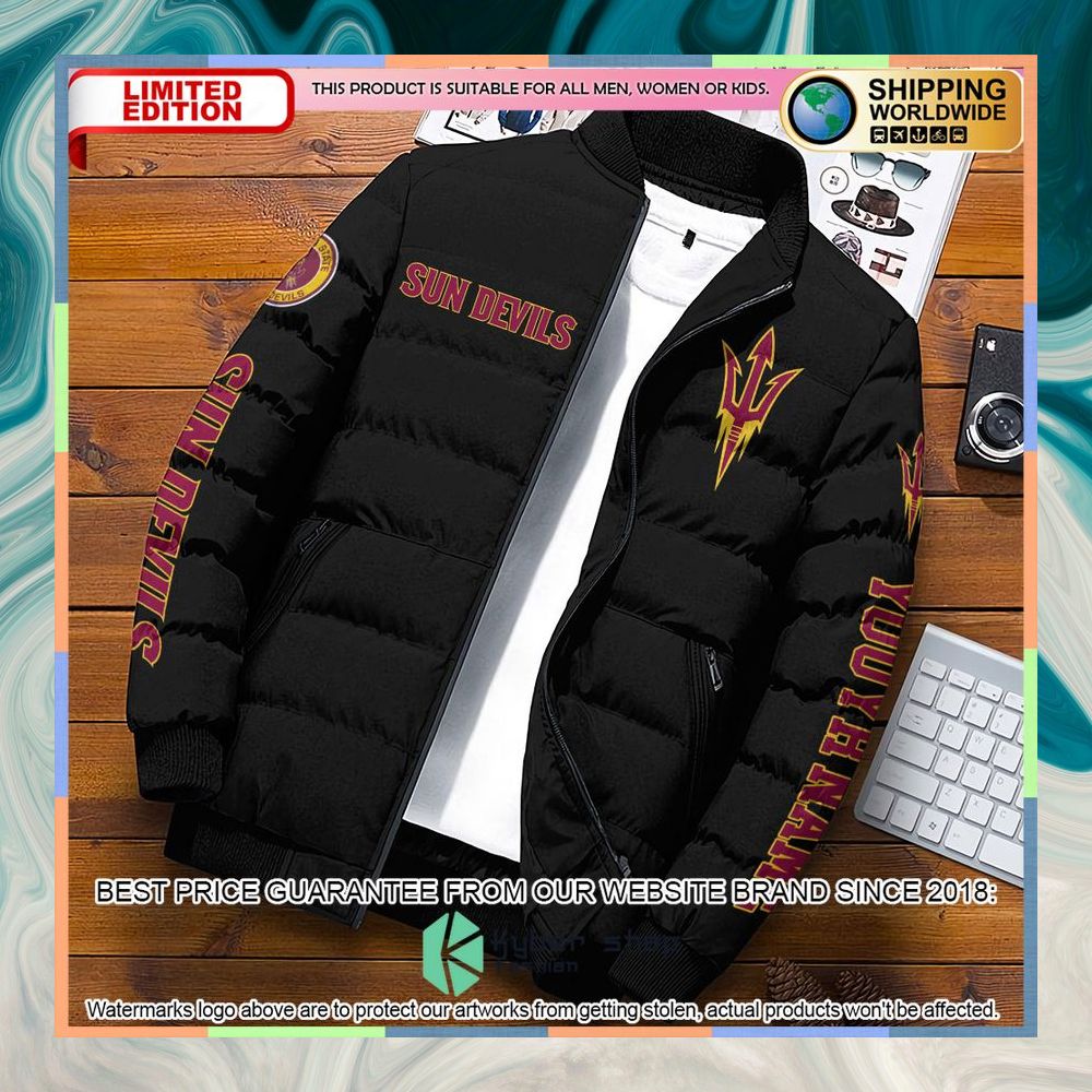 Personalized NCAA Arizona State Sun Devils Puffer Jacket 4 Personalized NCAA Arizona State Sun Devils Puffer Jacket word1