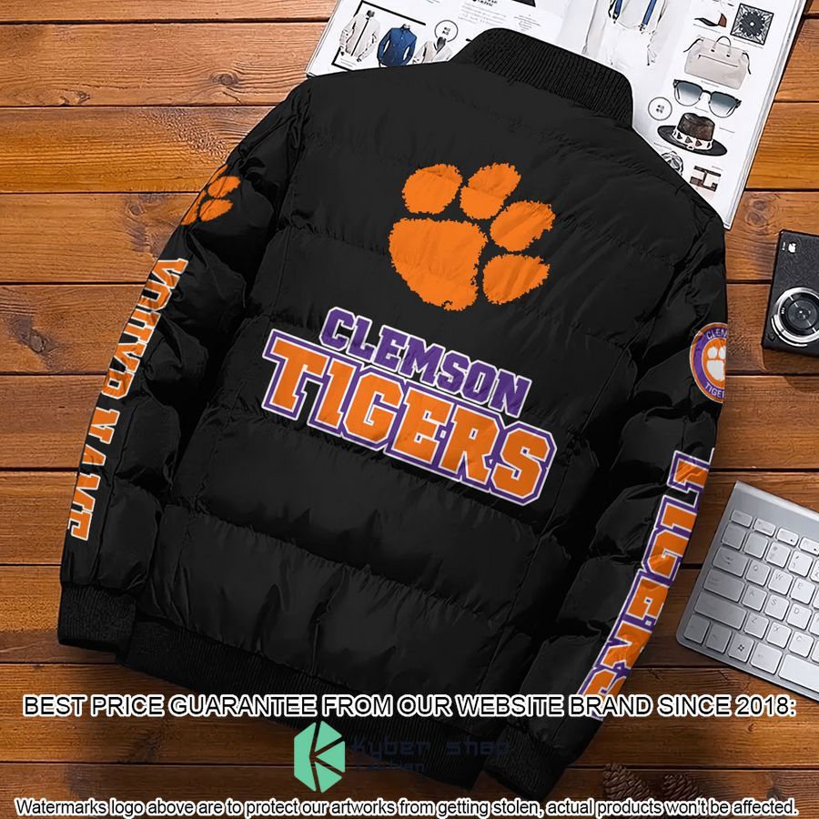 Personalized NCAA Clemson Tigers Puffer Jacket 3 Personalized NCAA Clemson Tigers Puffer Jacket word3