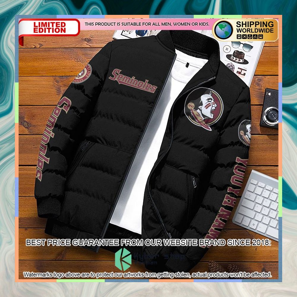 Personalized NCAA Florida State Seminoles Puffer Jacket 4 Personalized NCAA Florida State Seminoles Puffer Jacket word3