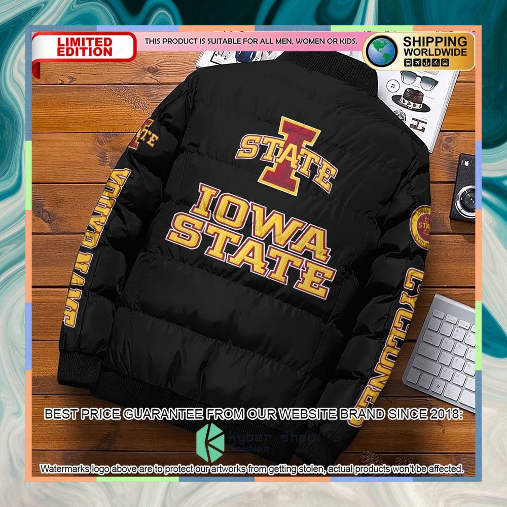 Personalized NCAA Iowa State Cyclones Puffer Jacket 6 Personalized NCAA Iowa State Cyclones Puffer Jacket word1