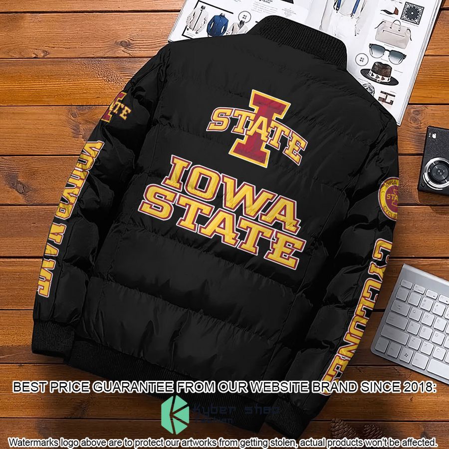 Personalized NCAA Iowa State Cyclones Puffer Jacket 3 Personalized NCAA Iowa State Cyclones Puffer Jacket word1