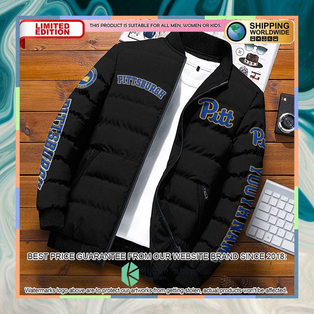 Personalized NCAA Pittsburgh Panthers Puffer Jacket 4 Personalized NCAA Pittsburgh Panthers Puffer Jacket word3