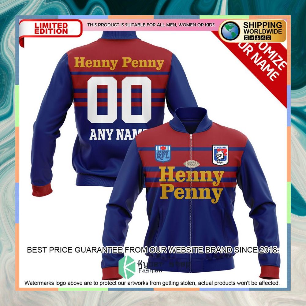 Personalized Newcastle Knights Bomber Jacket 5 Personalized Newcastle Knights Bomber Jacket word1