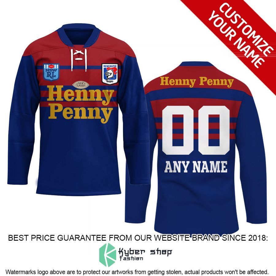 Personalized Newcastle Knights Hockey Jersey