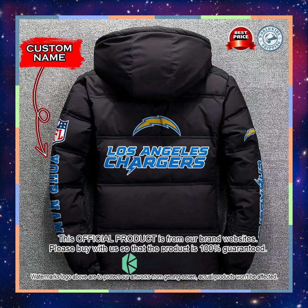 Personalized NFL Los Angeles Chargers Down Jacket 6 Personalized NFL Los Angeles Chargers Down Jacket word3