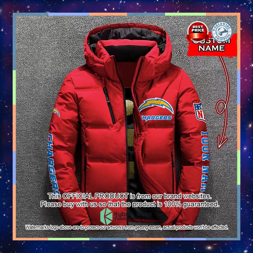 Personalized NFL Los Angeles Chargers Down Jacket 7 Personalized NFL Los Angeles Chargers Down Jacket word3