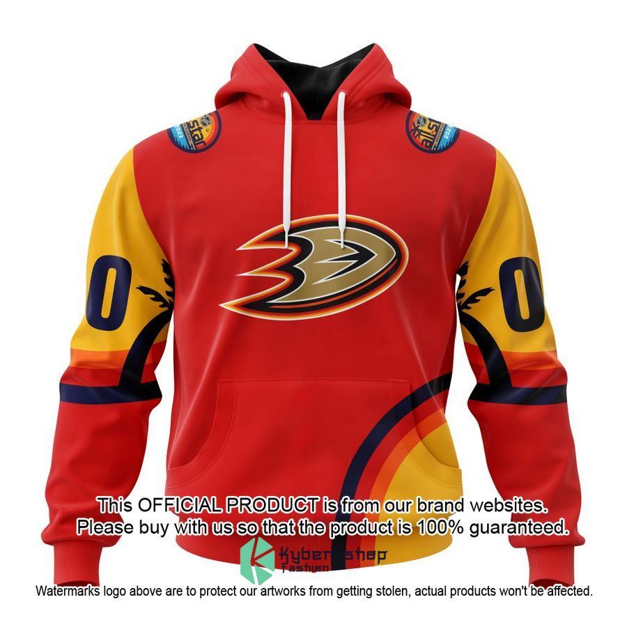Personalized NHL Anaheim Ducks Special ALL-Star Game Design With Florida Sunset Shirt, Hoodie