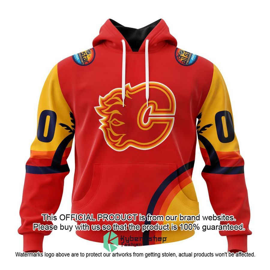 Personalized NHL Calgary Flames Special ALL-Star Game Design With Florida Sunset Shirt, Hoodie