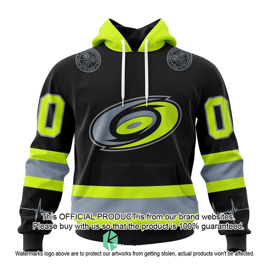 Personalized NHL Carolina Hurricanes FireFighter Uniforms Shirt, Hoodie