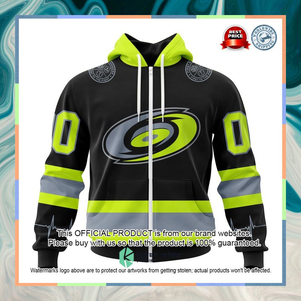 Personalized NHL Carolina Hurricanes FireFighter Uniforms Shirt, Hoodie 11 Personalized NHL Carolina Hurricanes FireFighter Uniforms Shirt, Hoodie word3