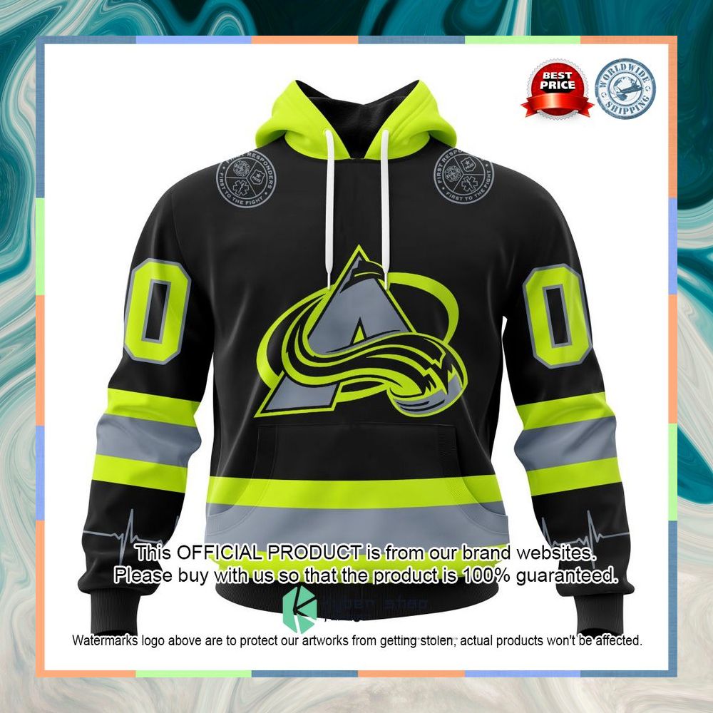 Personalized NHL Colorado Avalanche FireFighter Uniforms Shirt, Hoodie 10 Personalized NHL Colorado Avalanche FireFighter Uniforms Shirt, Hoodie word3