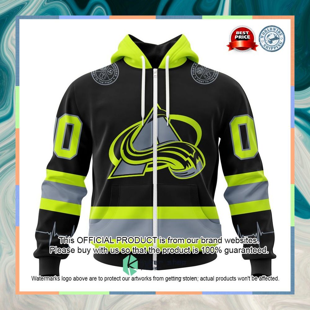 Personalized NHL Colorado Avalanche FireFighter Uniforms Shirt, Hoodie 11 Personalized NHL Colorado Avalanche FireFighter Uniforms Shirt, Hoodie word3