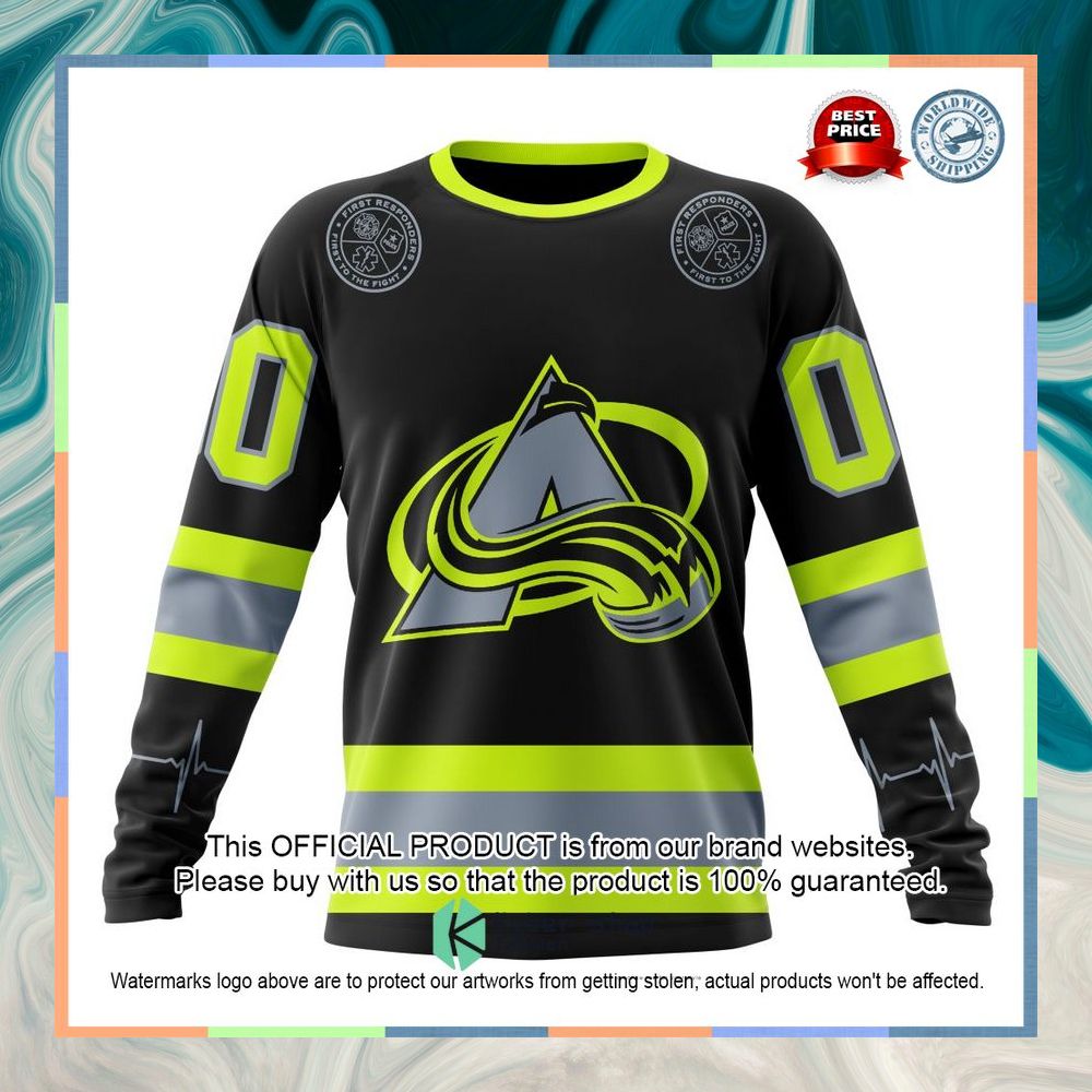 Personalized NHL Colorado Avalanche FireFighter Uniforms Shirt, Hoodie 15 Personalized NHL Colorado Avalanche FireFighter Uniforms Shirt, Hoodie word3
