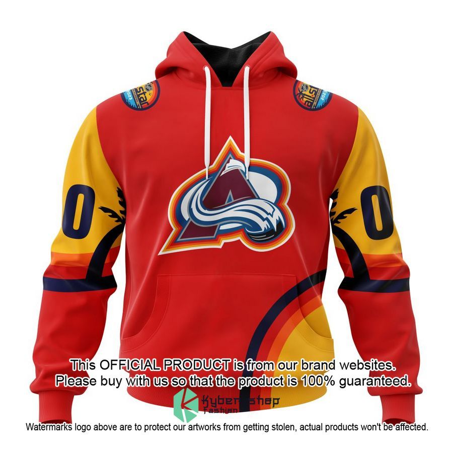 Personalized NHL Colorado Avalanche Special ALL-Star Game Design With Florida Sunset Shirt, Hoodie
