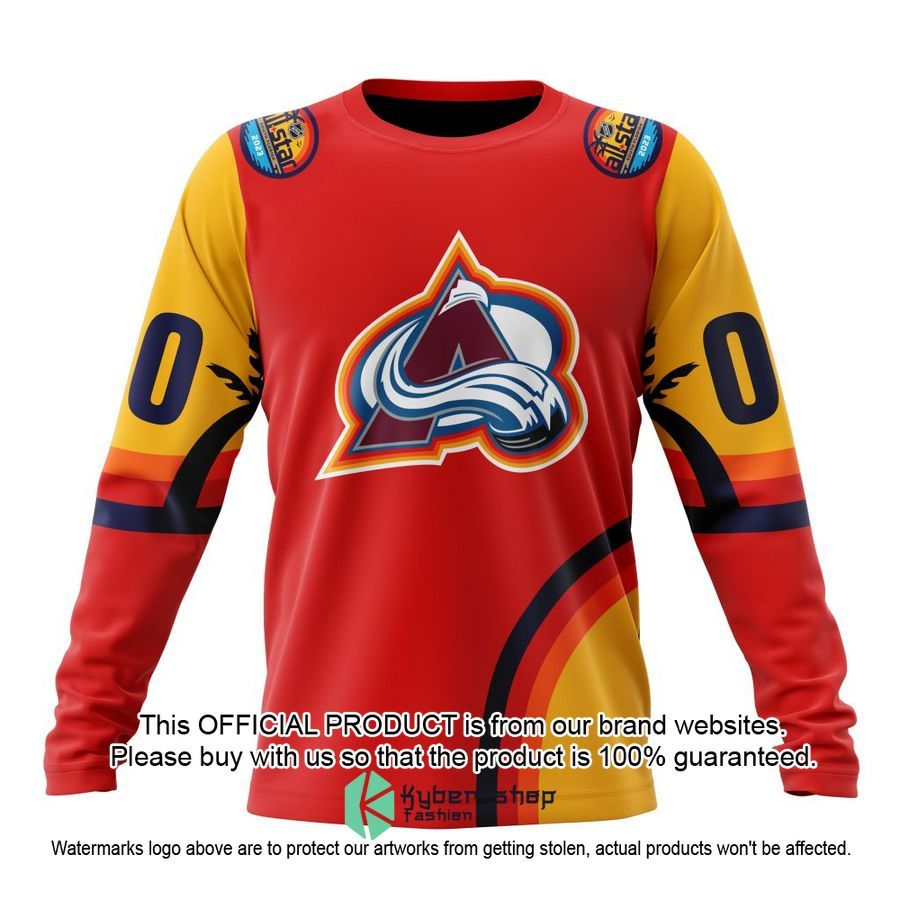 Personalized NHL Colorado Avalanche Special ALL-Star Game Design With Florida Sunset Shirt, Hoodie 6 Personalized NHL Colorado Avalanche Special ALL-Star Game Design With Florida Sunset Shirt, Hoodie word3
