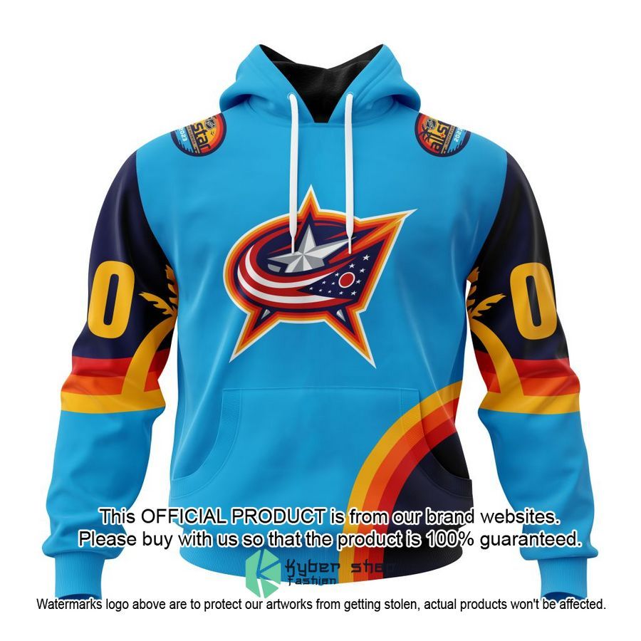 Personalized NHL Columbus Blue Jackets Special ALL-Star Game Design With Atlantic Ocean Shirt, hoodie