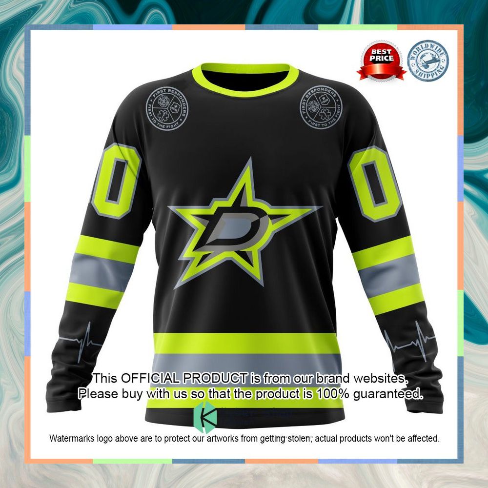 Personalized NHL Dallas Stars FireFighter Uniforms Shirt, Hoodie 15 Personalized NHL Dallas Stars FireFighter Uniforms Shirt, Hoodie word1