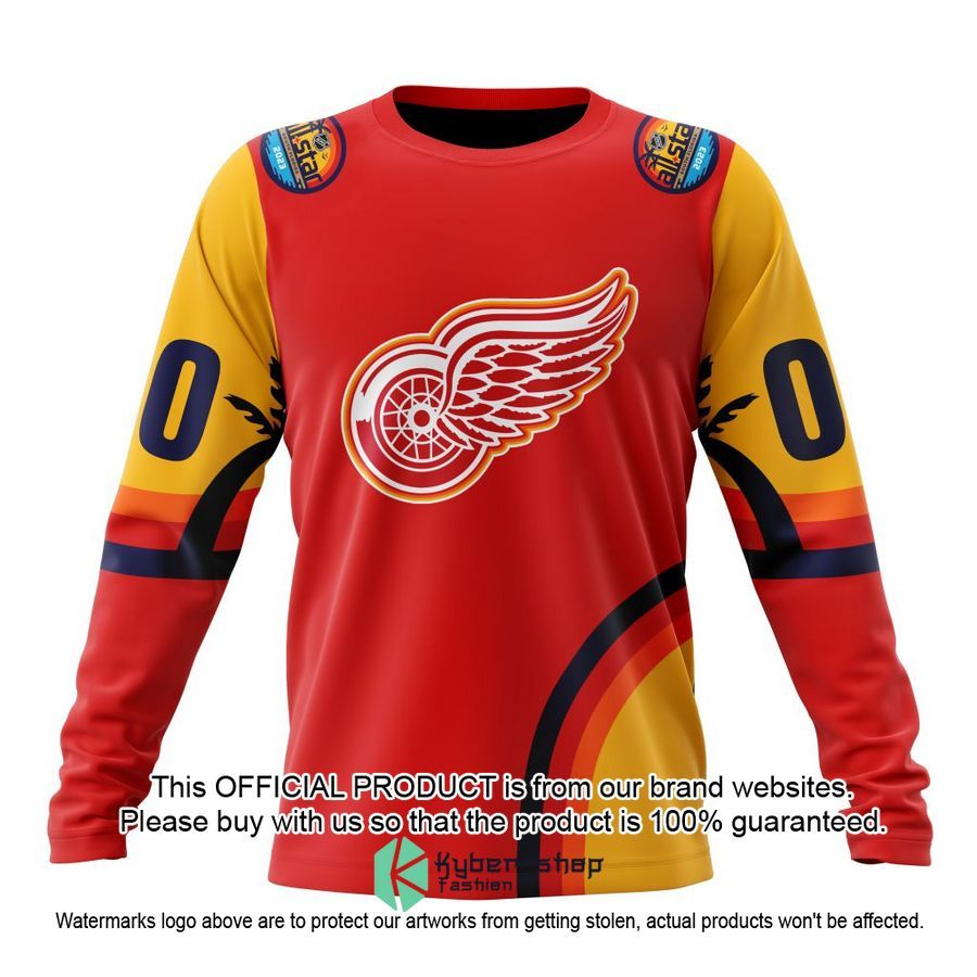 Personalized NHL Detroit Red Wings Special ALL-Star Game Design With Florida Sunset Shirt, Hoodie 6 Personalized NHL Detroit Red Wings Special ALL-Star Game Design With Florida Sunset Shirt, Hoodie word3