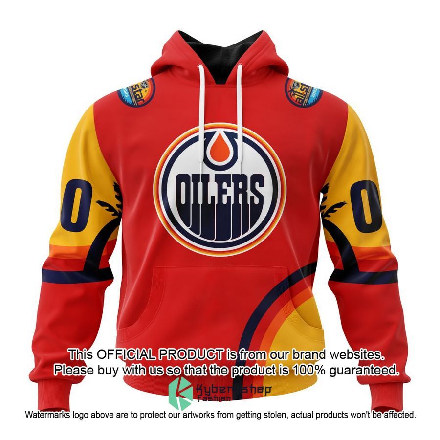 Personalized NHL Edmonton Oilers Special ALL-Star Game Design With Florida Sunset Shirt, Hoodie