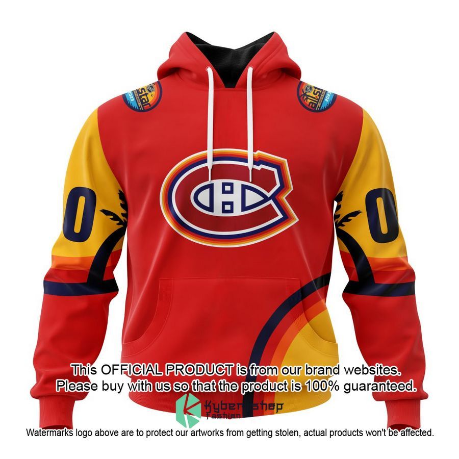 Personalized NHL Montreal Canadiens Special ALL-Star Game Design With Florida Sunset Shirt, Hoodie