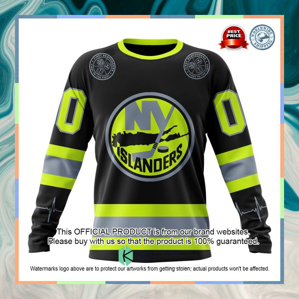 Personalized NHL New York Islanders FireFighter Uniforms Shirt, Hoodie 15 Personalized NHL New York Islanders FireFighter Uniforms Shirt, Hoodie word1