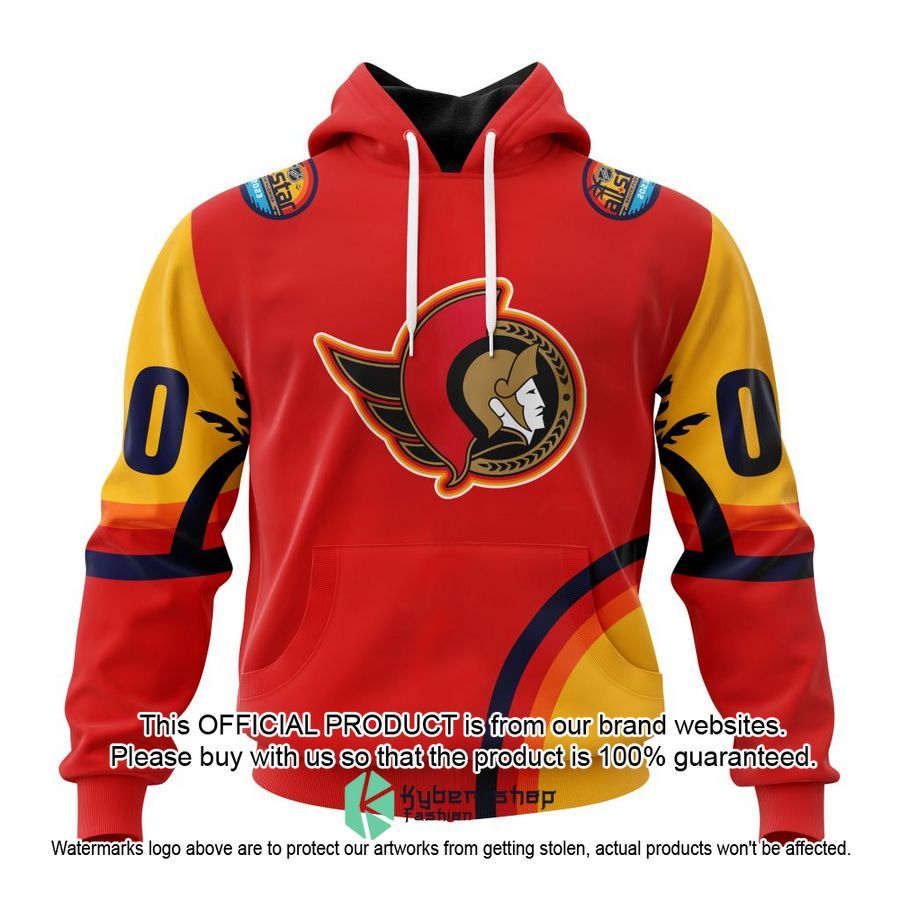 Personalized NHL Ottawa Senators Special ALL-Star Game Design With Florida Sunset Shirt, Hoodie