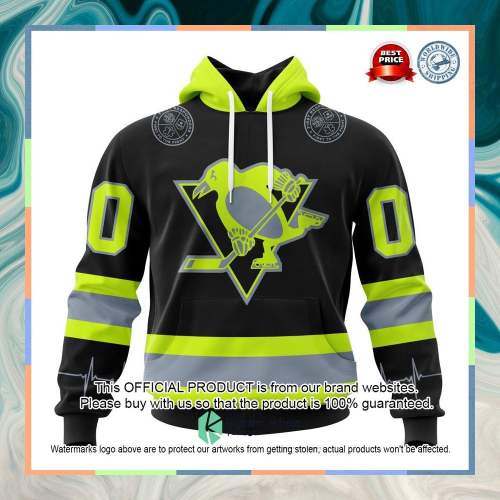 Personalized NHL Pittsburgh Penguins FireFighter Uniforms Shirt, Hoodie 10 Personalized NHL Pittsburgh Penguins FireFighter Uniforms Shirt, Hoodie word2