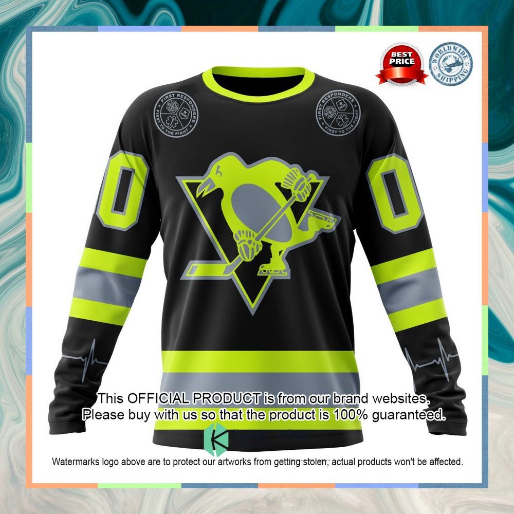 Personalized NHL Pittsburgh Penguins FireFighter Uniforms Shirt, Hoodie 15 Personalized NHL Pittsburgh Penguins FireFighter Uniforms Shirt, Hoodie word2