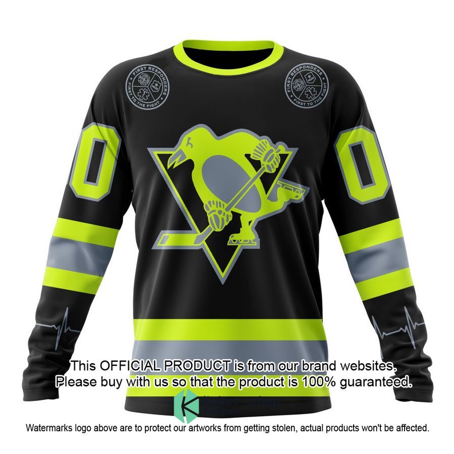 Personalized NHL Pittsburgh Penguins FireFighter Uniforms Shirt, Hoodie 6 Personalized NHL Pittsburgh Penguins FireFighter Uniforms Shirt, Hoodie word2
