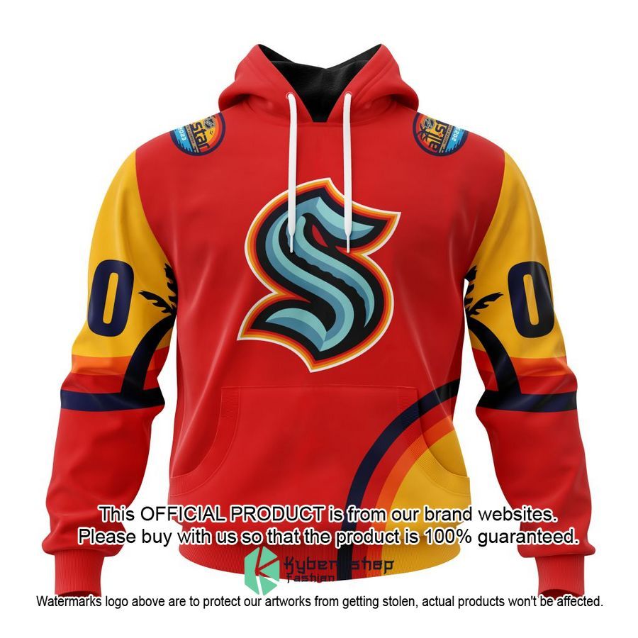 Personalized NHL Seattle Kraken Special ALL-Star Game Design With Florida Sunset Shirt, Hoodie
