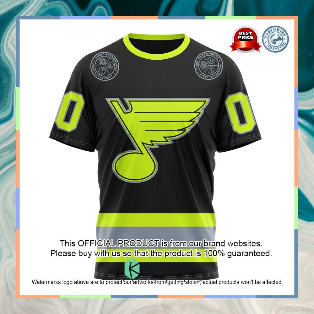 Personalized NHL St. Louis Blues FireFighter Uniforms Shirt, Hoodie 17 Personalized NHL St. Louis Blues FireFighter Uniforms Shirt, Hoodie word1