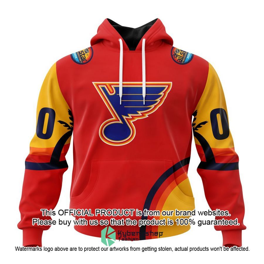 Personalized NHL St. Louis Blues Special ALL-Star Game Design With Florida Sunset Shirt, Hoodie