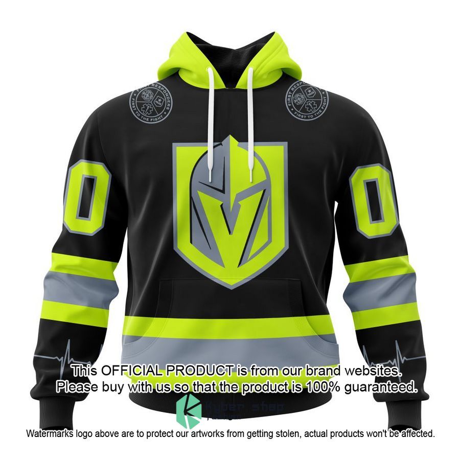Personalized NHL Vegas Golden Knights FireFighter Uniforms Shirt, Hoodie